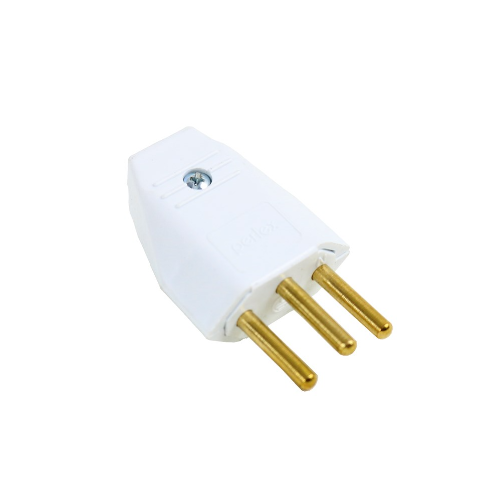 PLUG MACHO 2P+T 10A BR